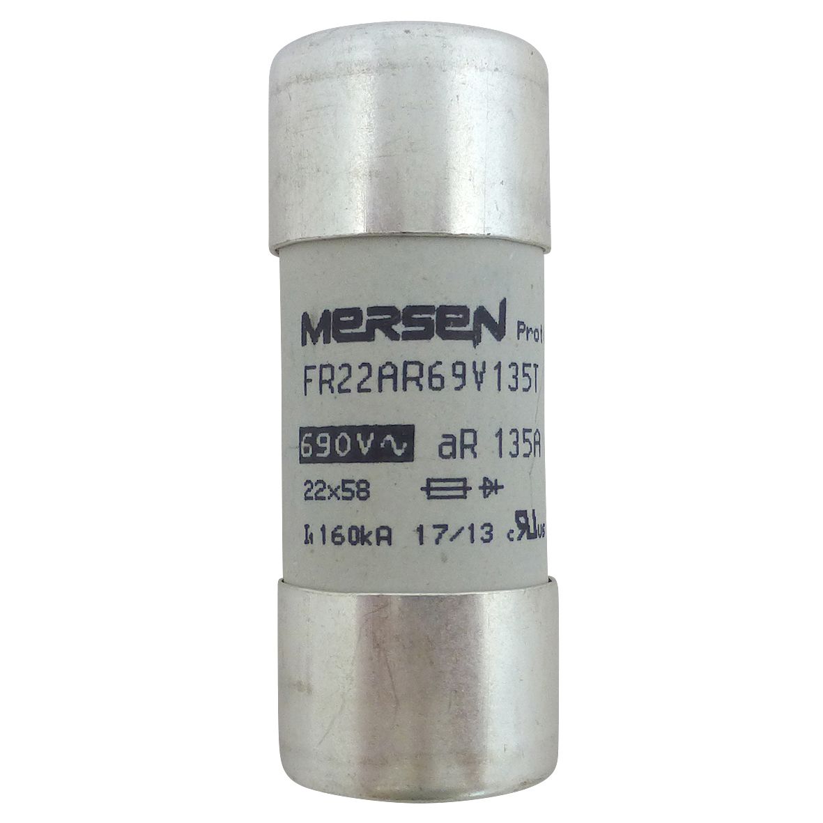 K1056675 - Cylindrical fuse-link aR 690VAC 22x58, 135A, with indicator